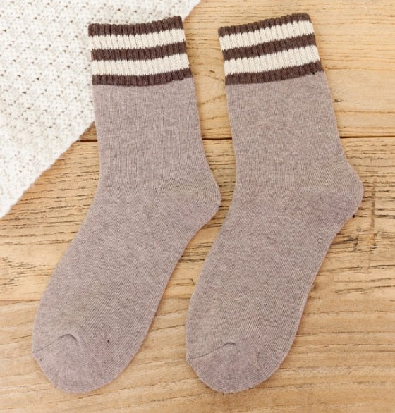 Women's Light Coffee Warm Socks