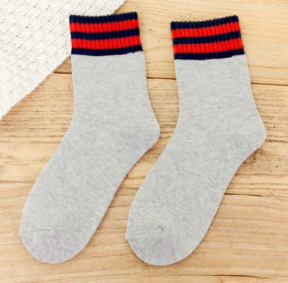 Women's Gray Thick Terry Socks