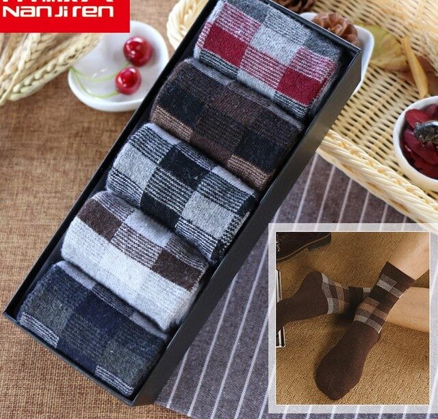 Women's Plaid Casual Socks