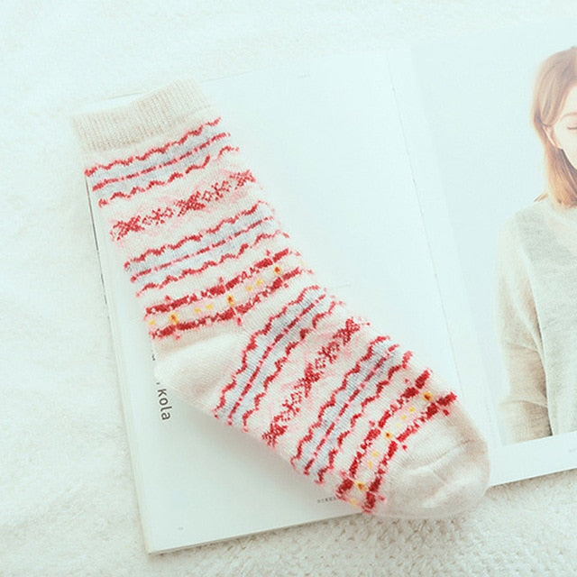 Women's Winter Rabbit Wool Socks